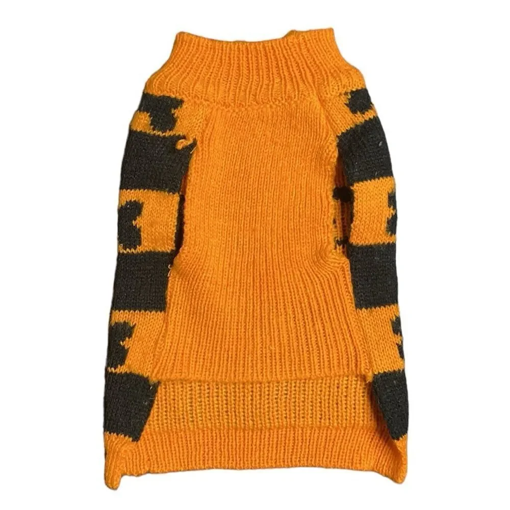 Dog Bone Halloween Pet Sweater